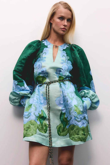Runway Billow Shift Dress