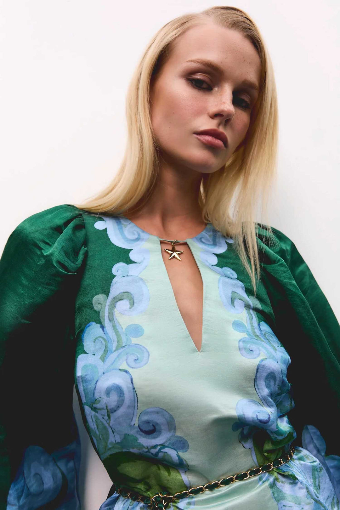 Runway Billow Shift Dress