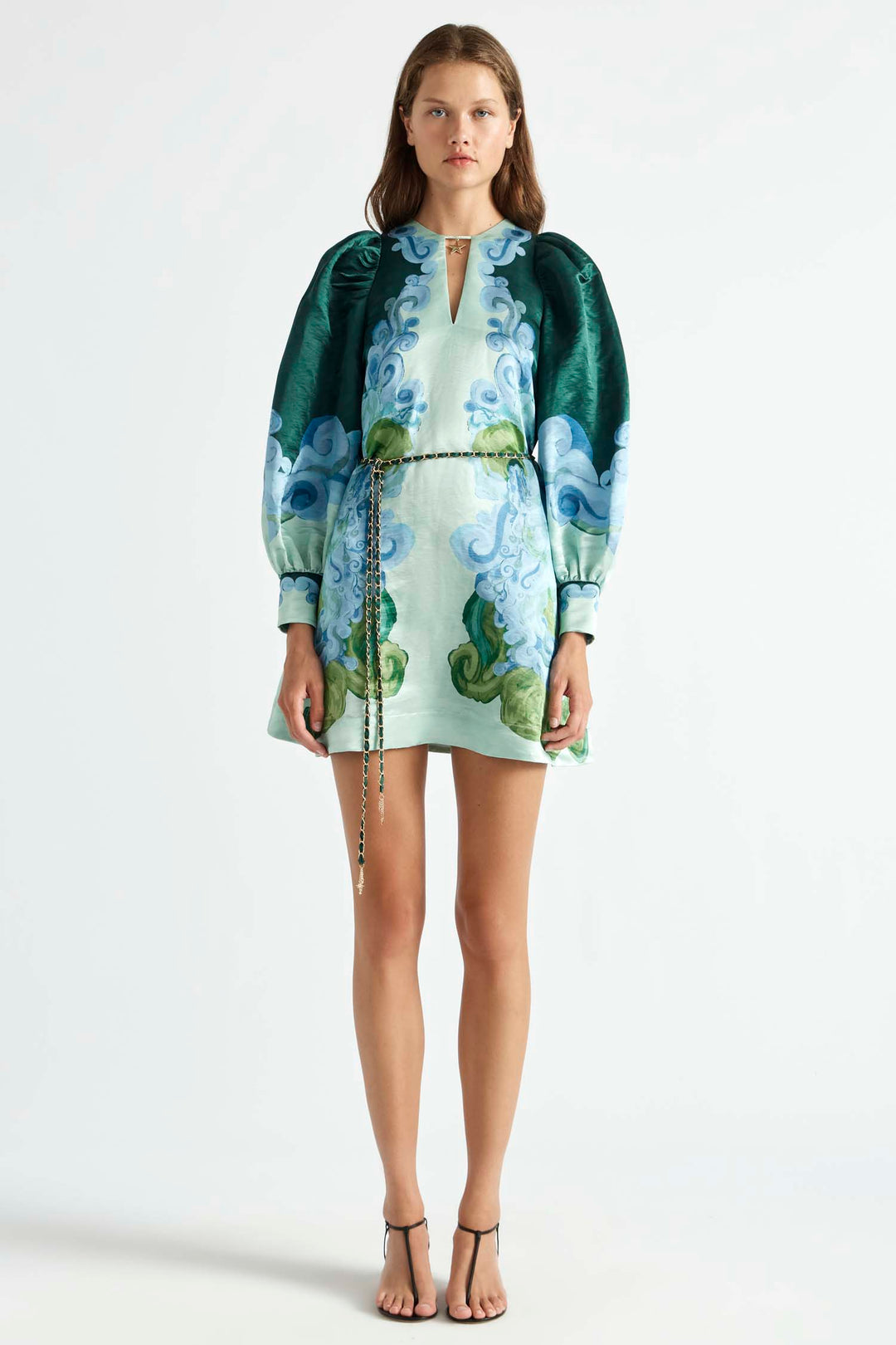 Runway Billow Shift Dress