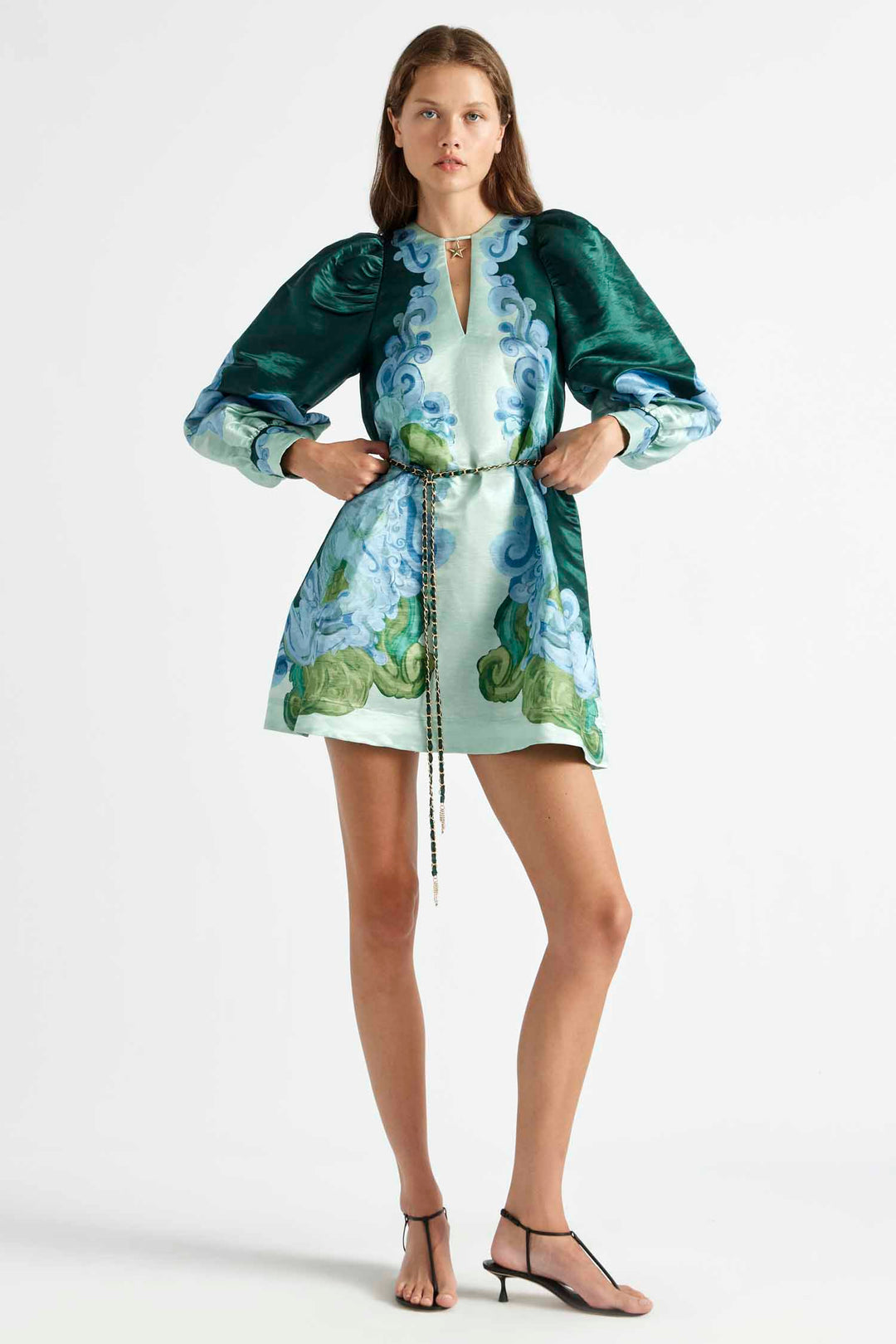 Runway Billow Shift Dress