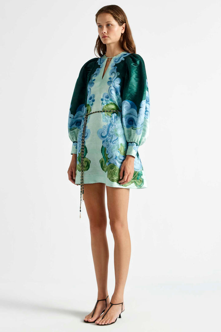 Runway Billow Shift Dress
