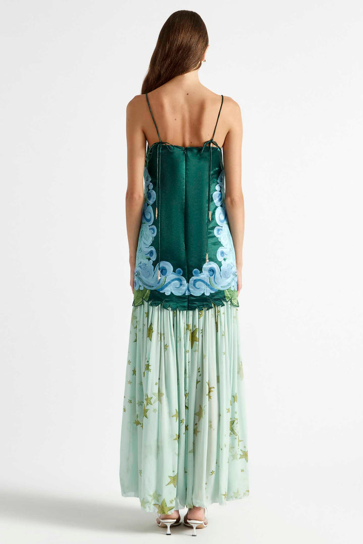 Runway Star Drop Waist Gown