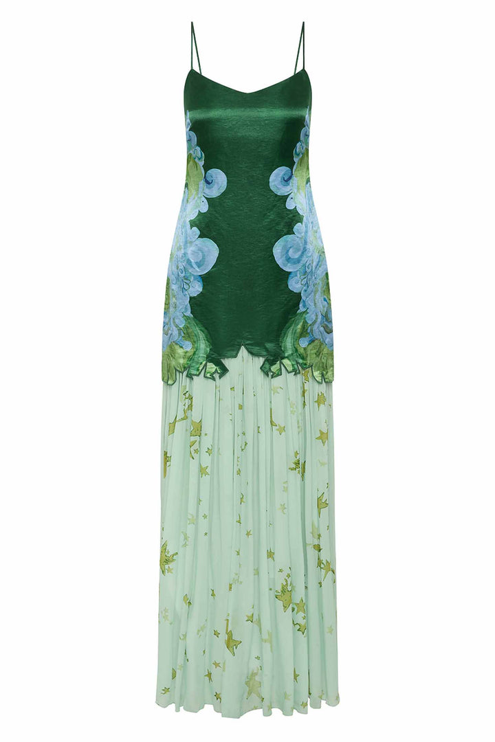 Runway Star Drop Waist Gown
