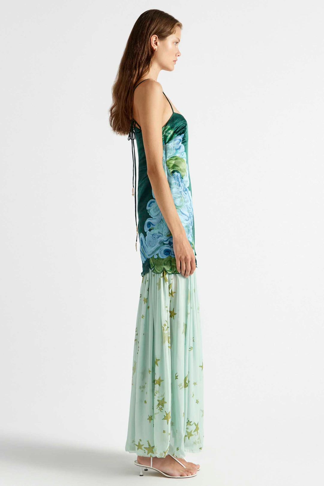 Runway Star Drop Waist Gown