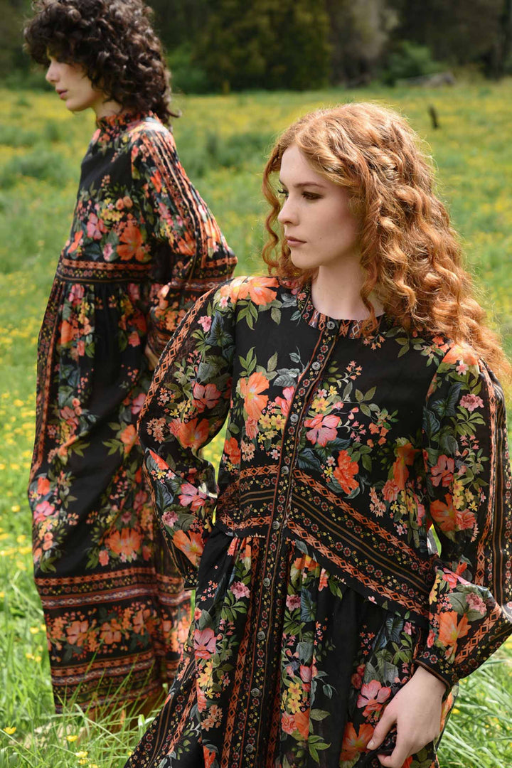 Rustic Romance Dress in Black