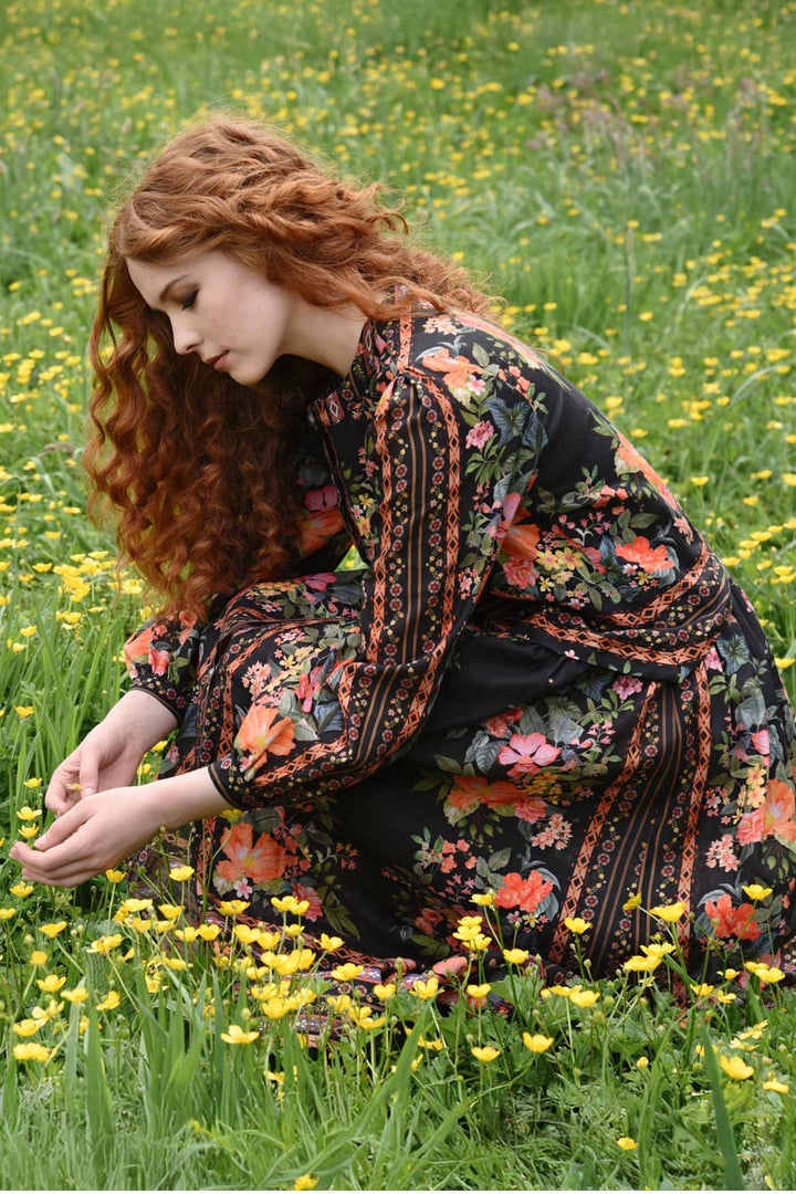 Rustic Romance Dress in Black
