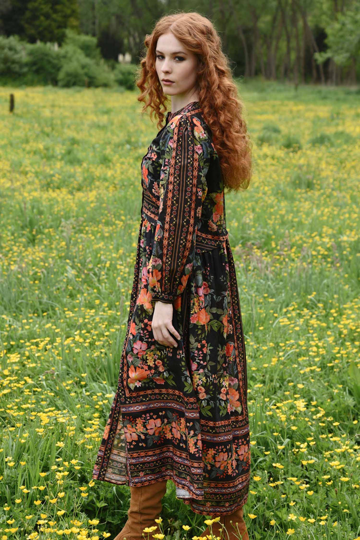 Rustic Romance Dress in Black