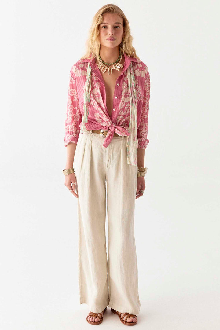 Rusty Honolulu Blouse in Pink Floyd
