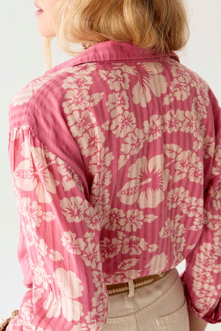 Rusty Honolulu Blouse in Pink Floyd