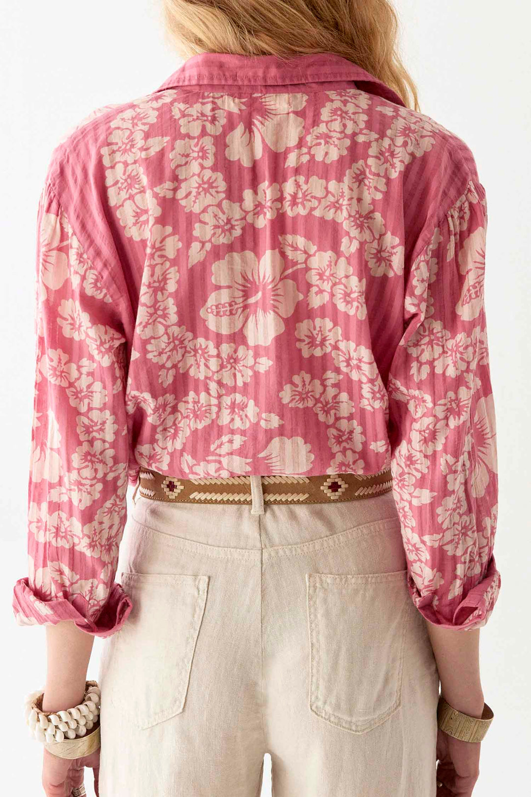 Rusty Honolulu Blouse in Pink Floyd