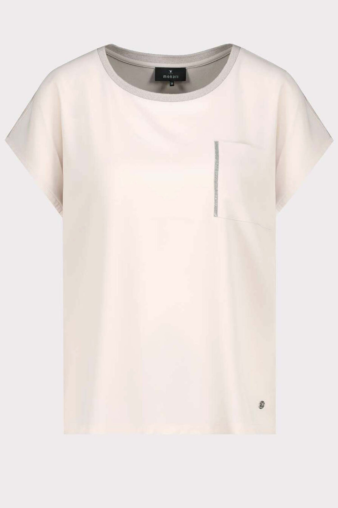 SS Blouse Shirt w Pocket in Sand