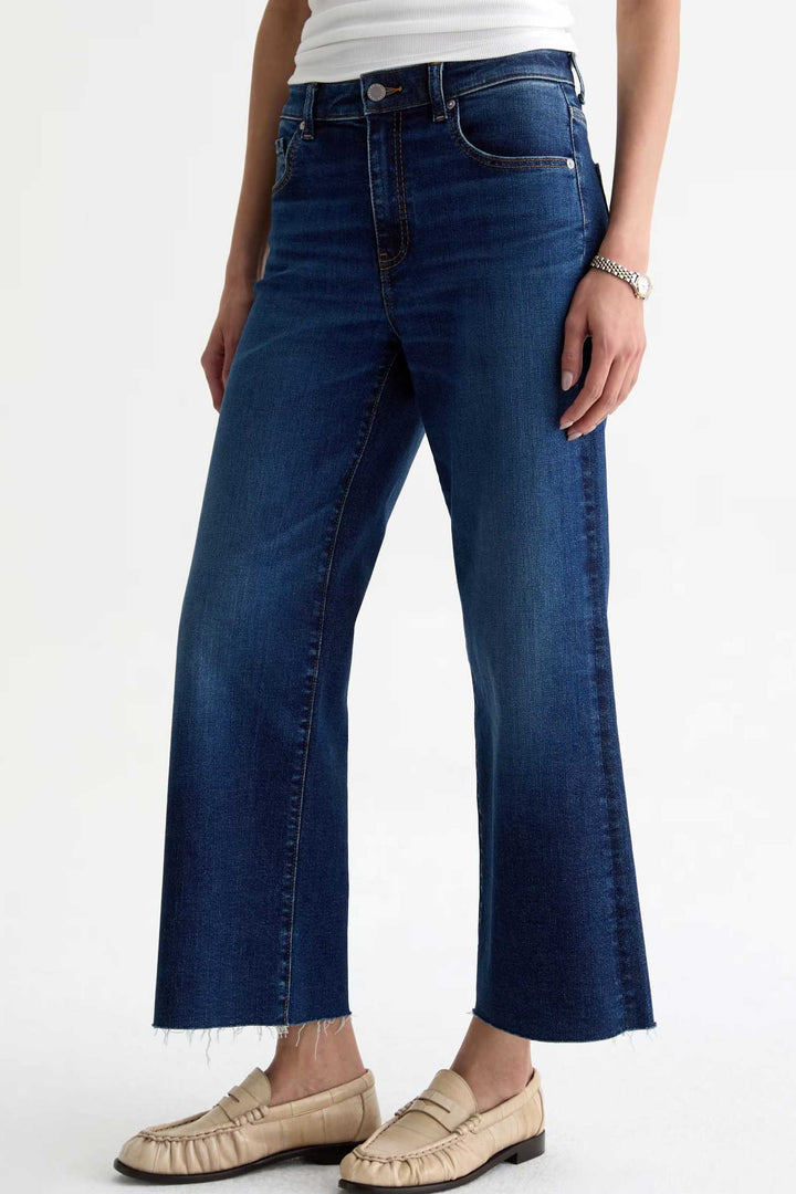 Saige Wide Leg Crop Jeans - Outspoken