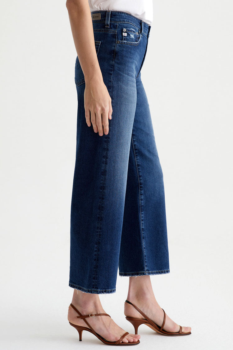 Saige Wide Leg Crop Jeans - 7 Years La Jolla