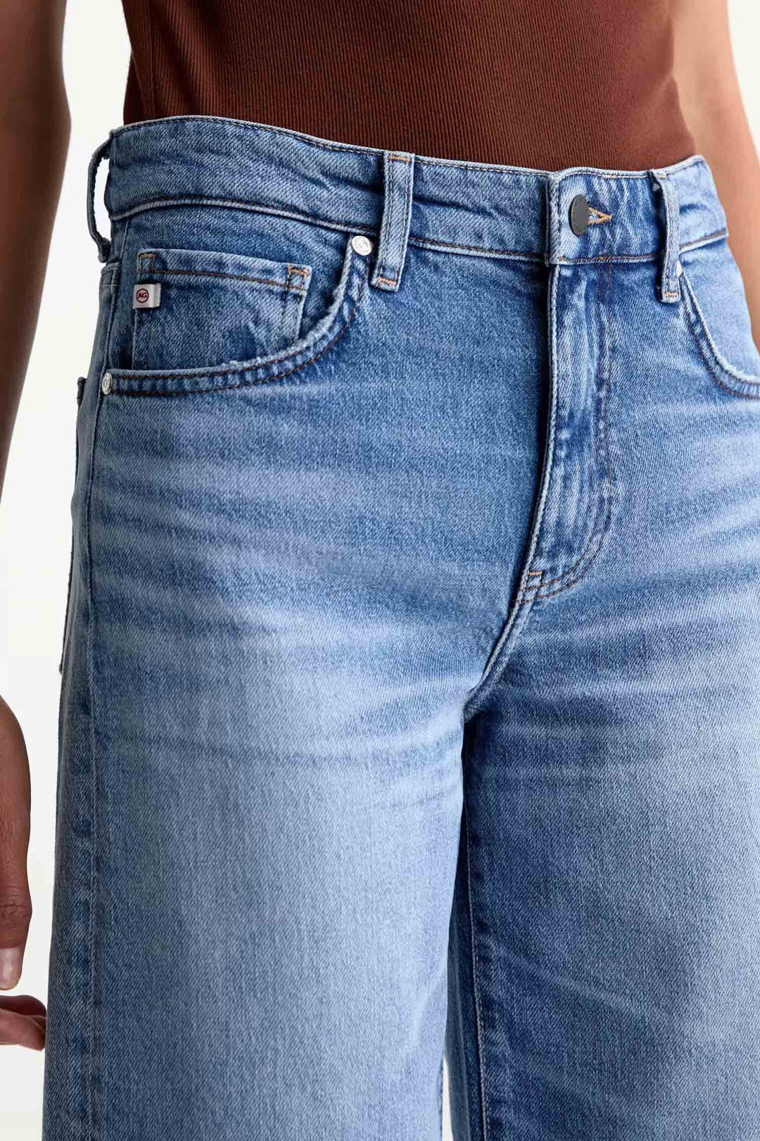 Saige Wide Leg Crop Jean in 17 Years Duet