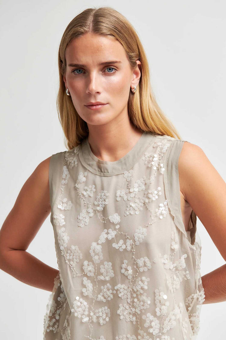 Salema Dress in Plaza Taupe