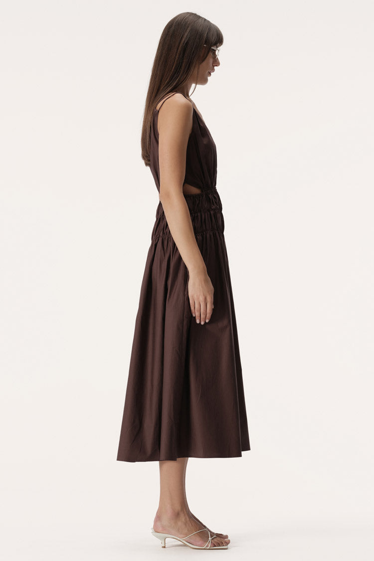 Salma Dress in Chocolate