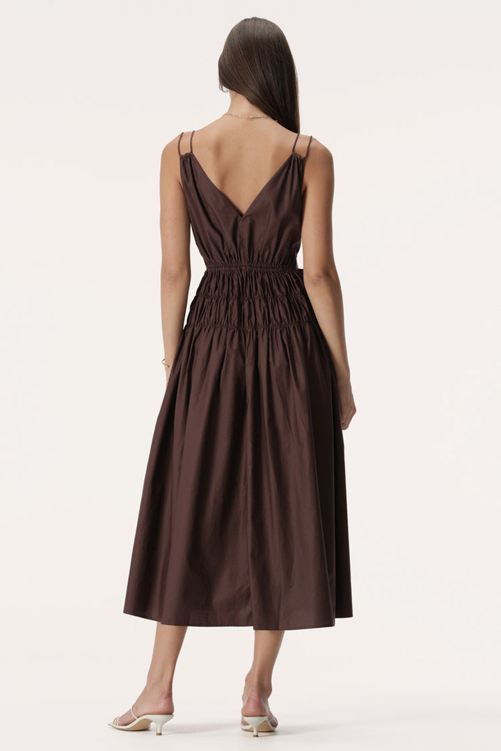 Salma Dress in Chocolate
