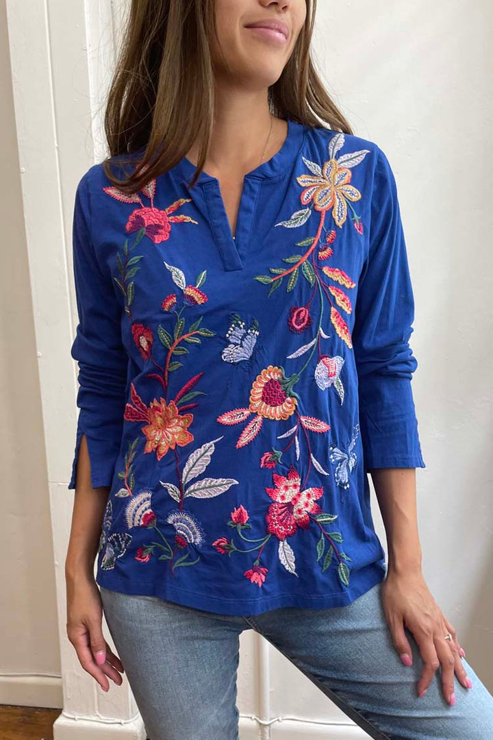 Sandra Split Jersey Tee