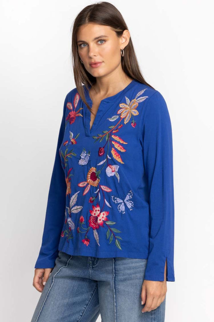 Sandra Split Jersey Tee