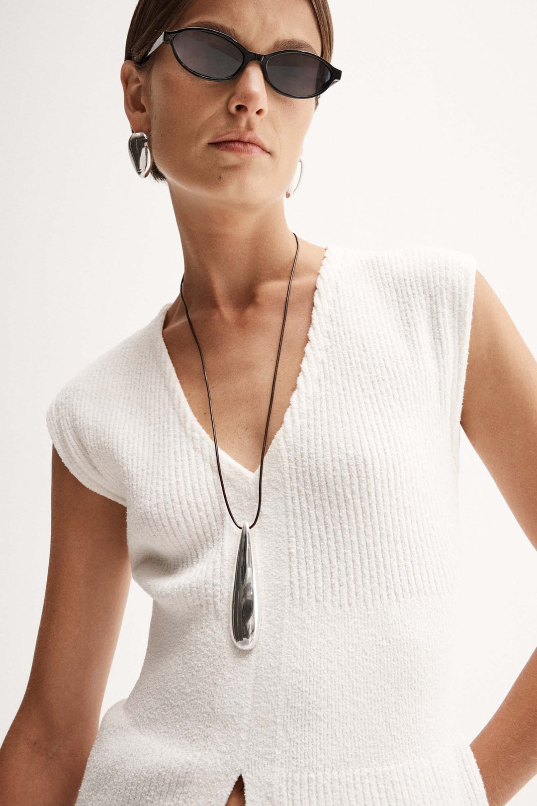Santori Knit Sleeveless Top