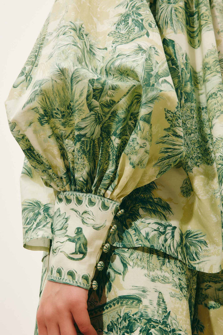 Sara Blouse in Green