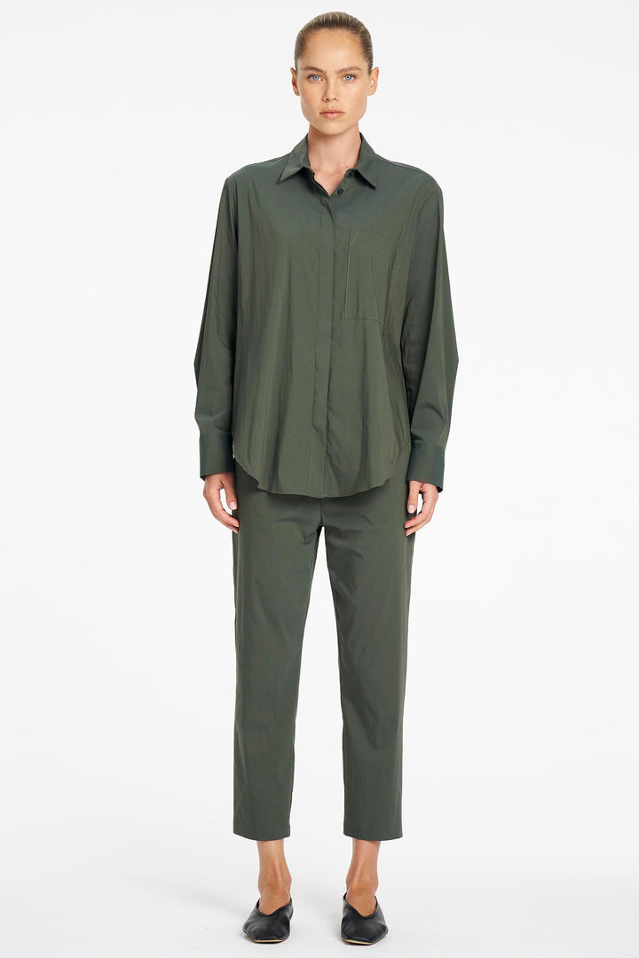 Saville Shirt in Bayleaf