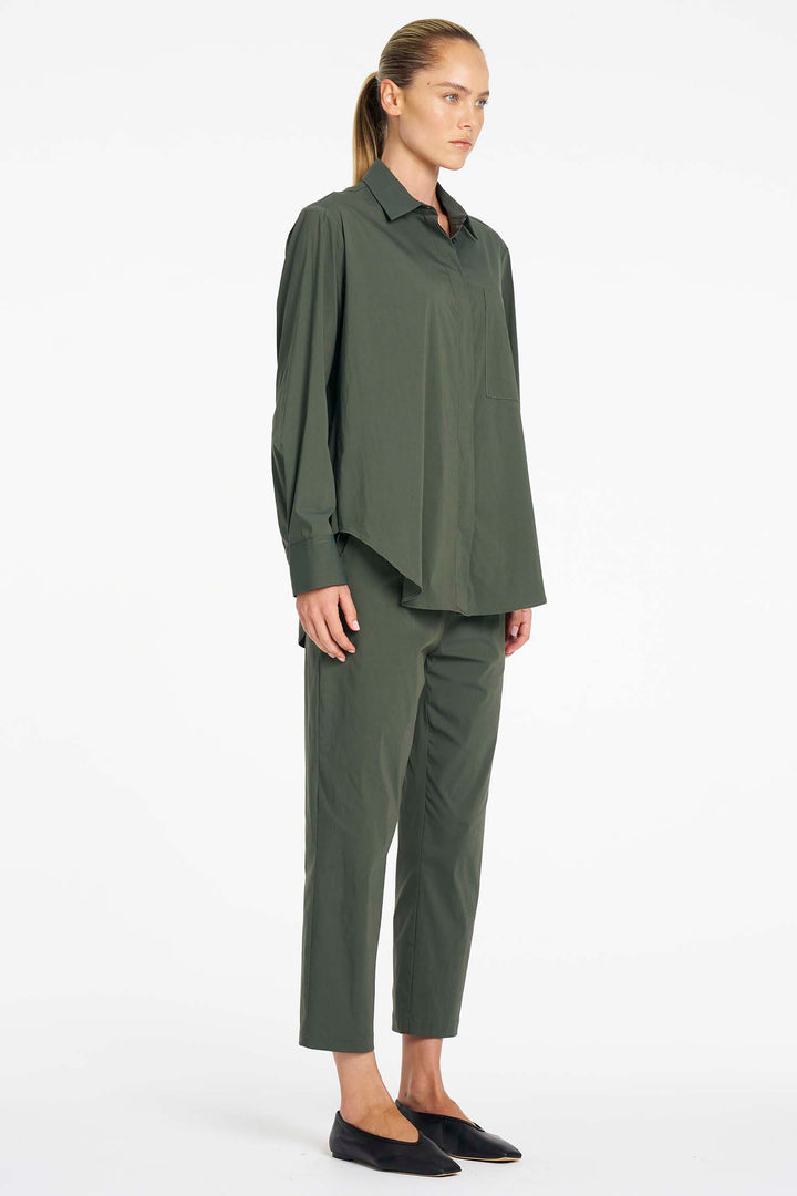 Saville Shirt in Bayleaf