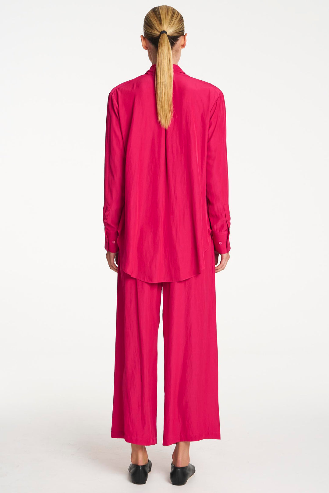 Scallop Blouse in Teaberry