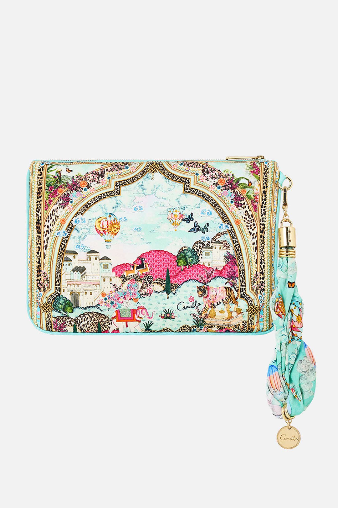 Scarf Clutch in Miniature Moments