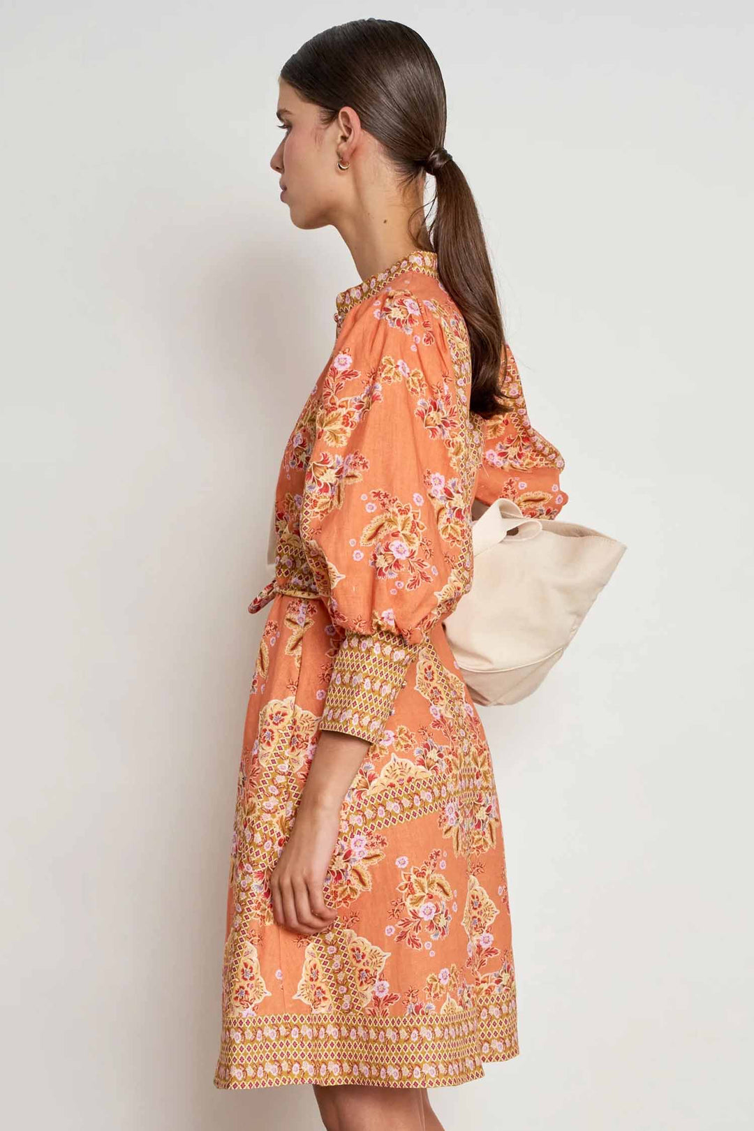 Scenic Dress in Marigold Glow