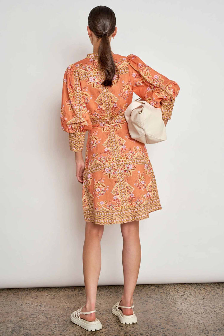 Scenic Dress in Marigold Glow