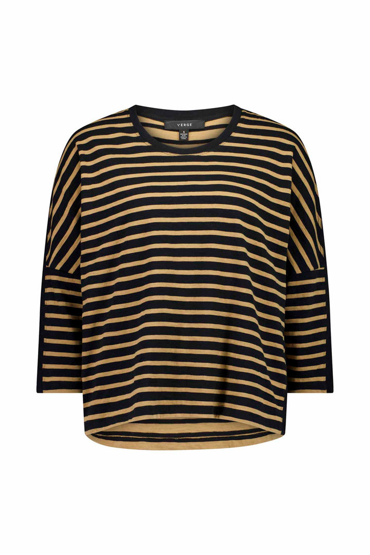 Scenic Top in Black/Caramel