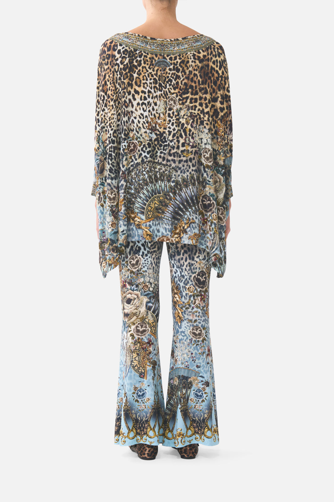 Scoop Neck Slouch Tee in Fiesta, Siesta, Repeat