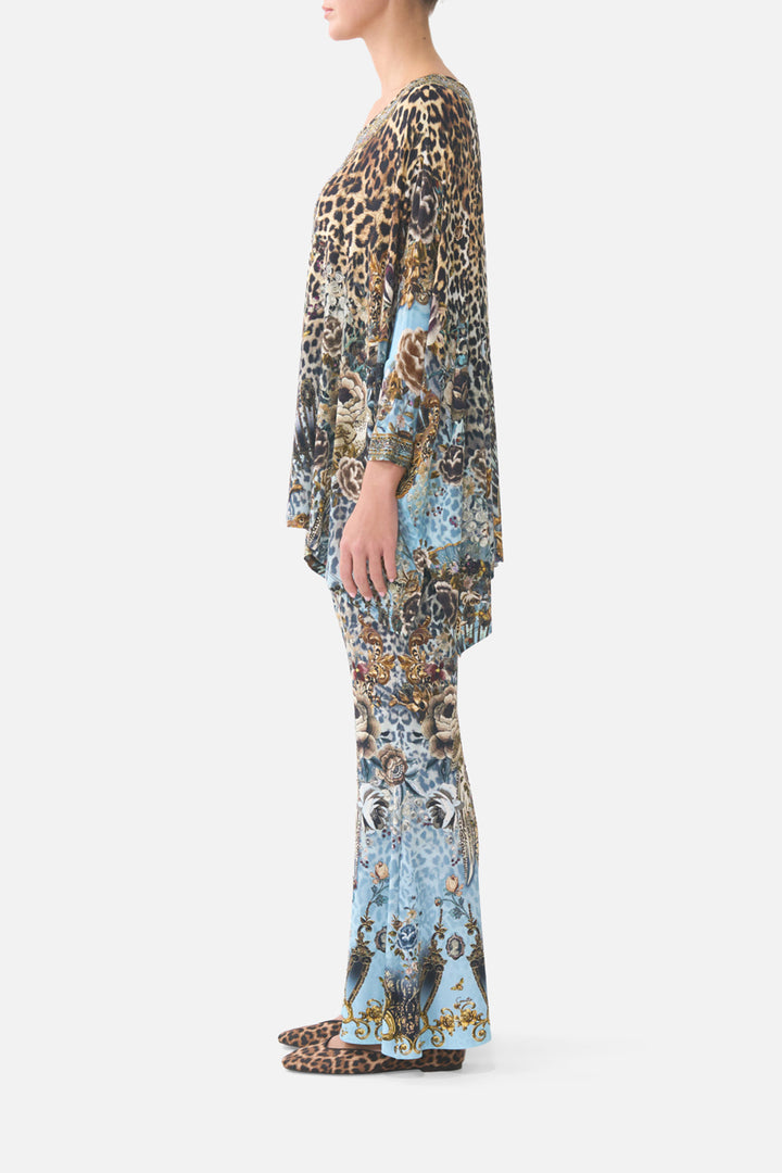 Scoop Neck Slouch Tee in Fiesta, Siesta, Repeat