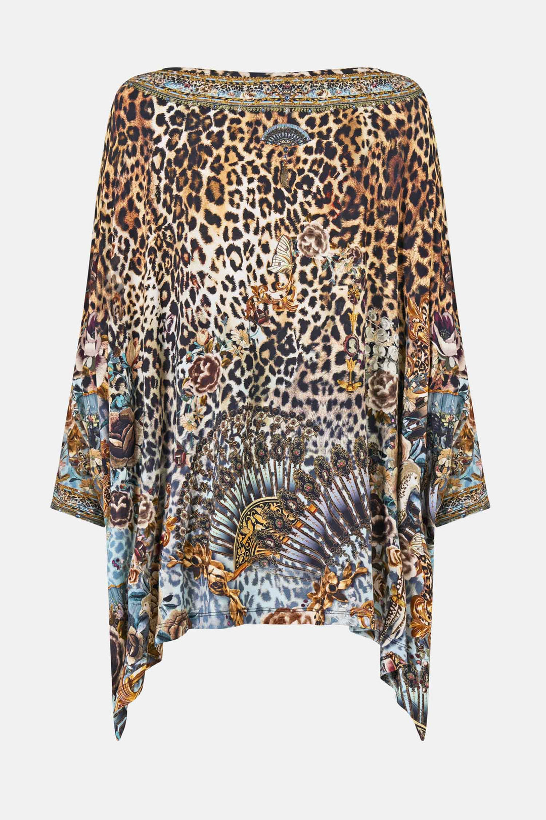 Scoop Neck Slouch Tee in Fiesta, Siesta, Repeat