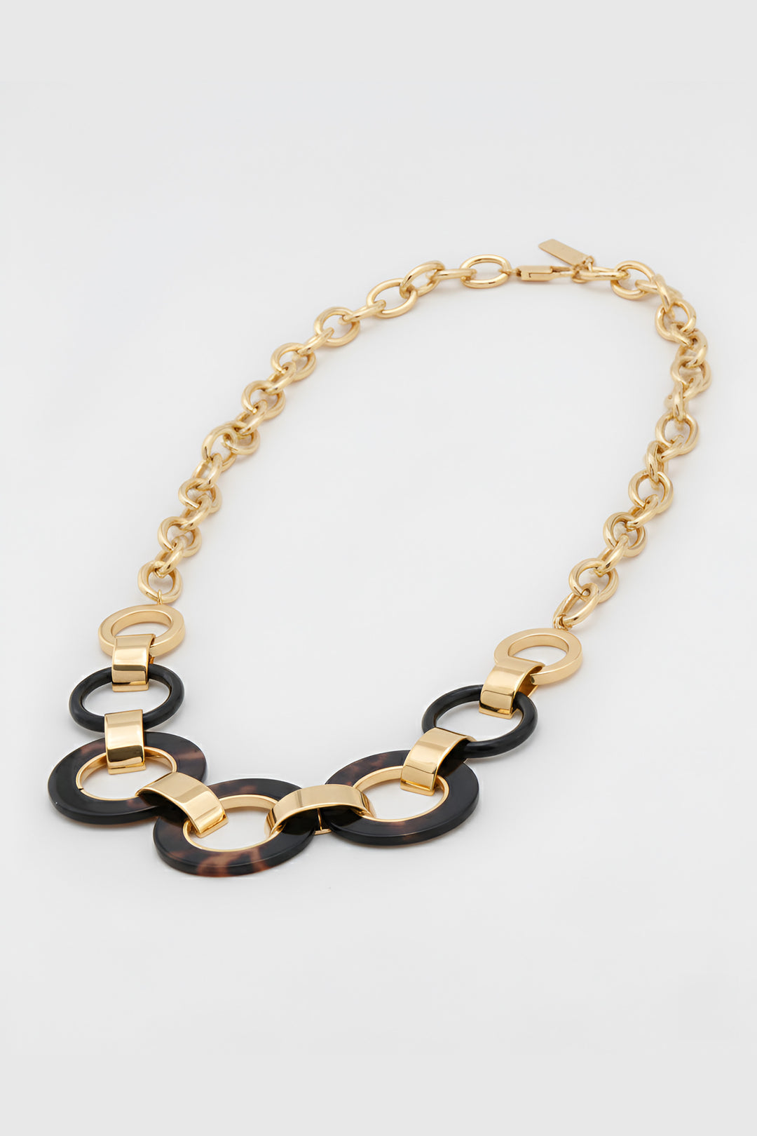 Amire Tortoise Shell Necklace in Gold