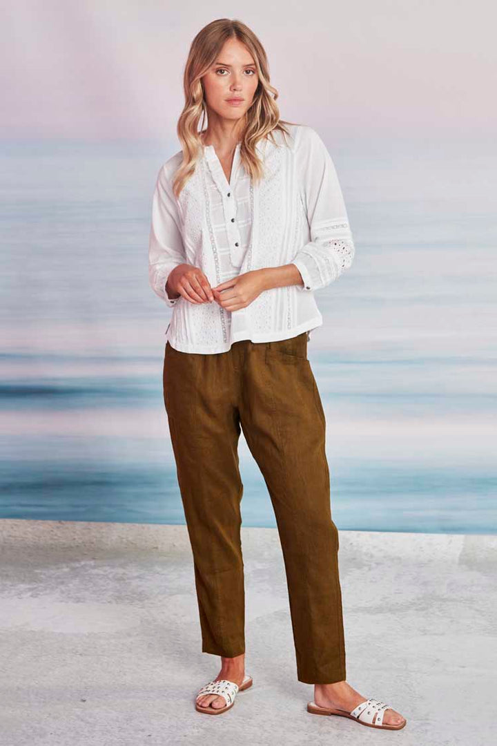 Selena Blouse in White