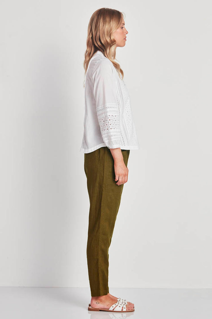 Selena Blouse in White