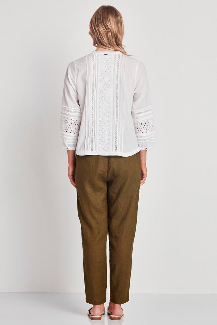 Selena Blouse in White