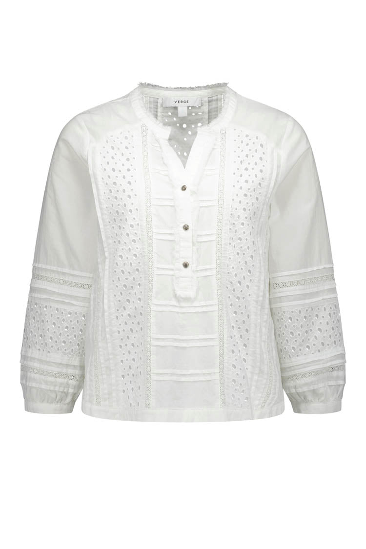 Selena Blouse in White