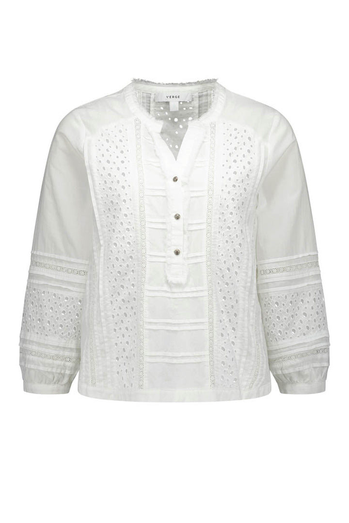 Selena Blouse in White