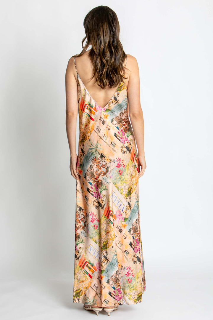 Selena Slip Dress in Capri