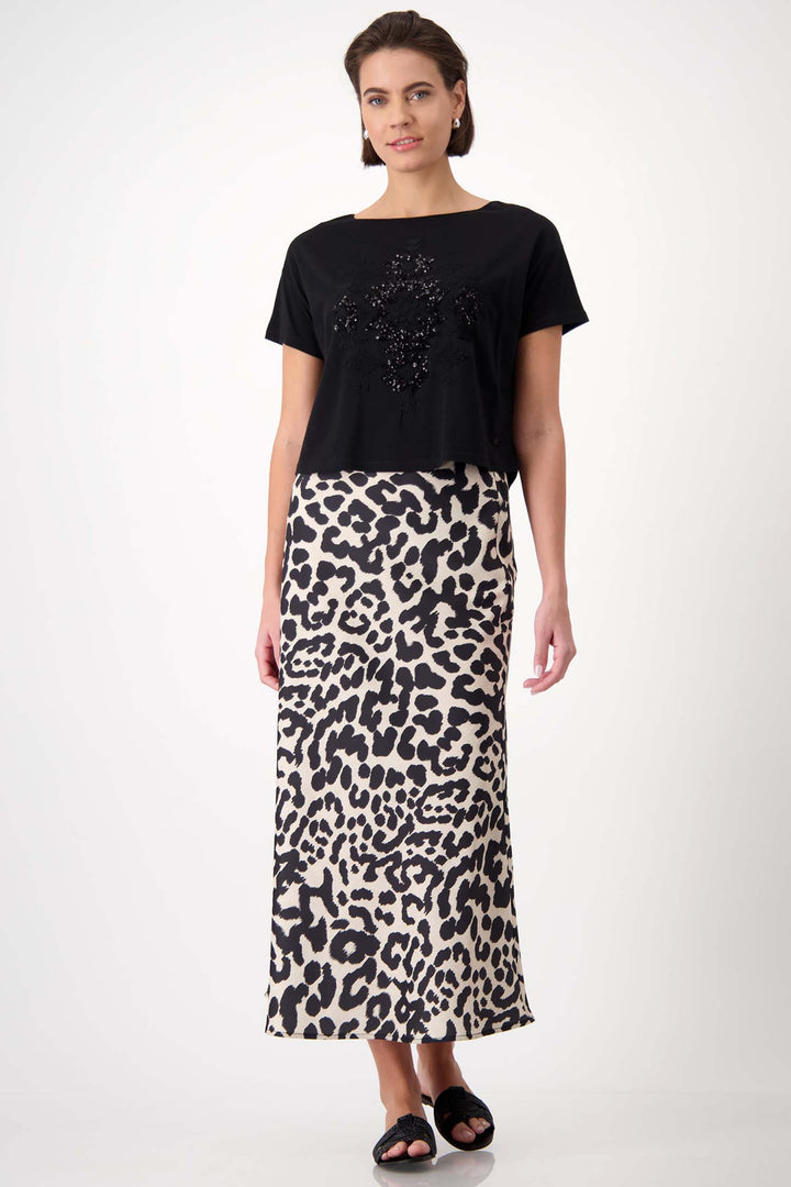 Sequin Embroidered SS T-Shirt