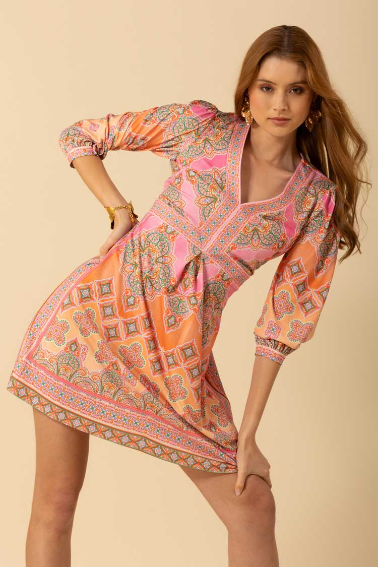 Sevyn V-Neck Jersey Dress