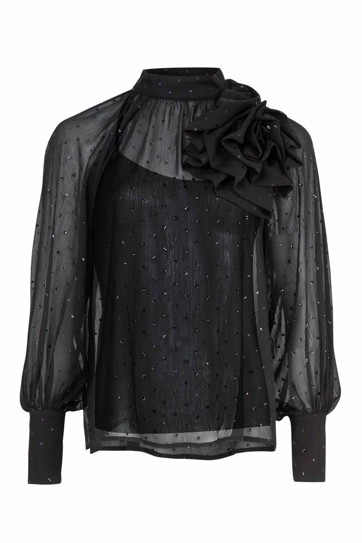 Sew Fancy Blouse in Black