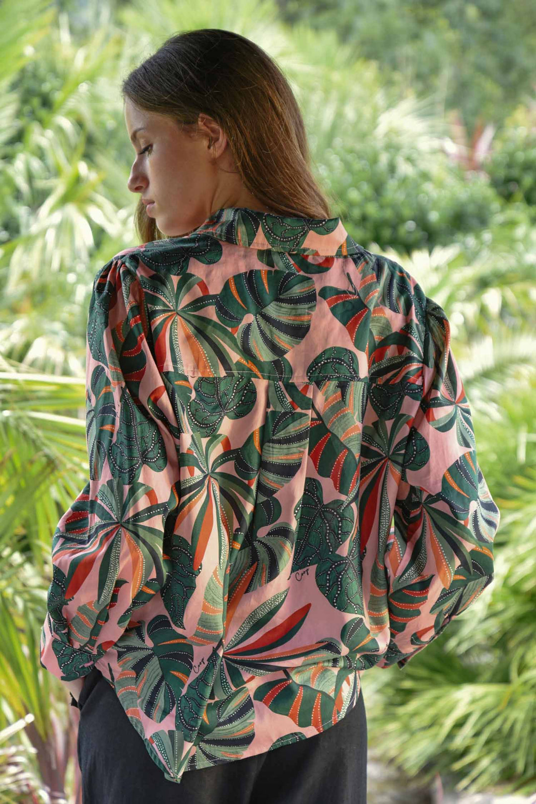 Sew It Seems Shirt in Terra Monstera