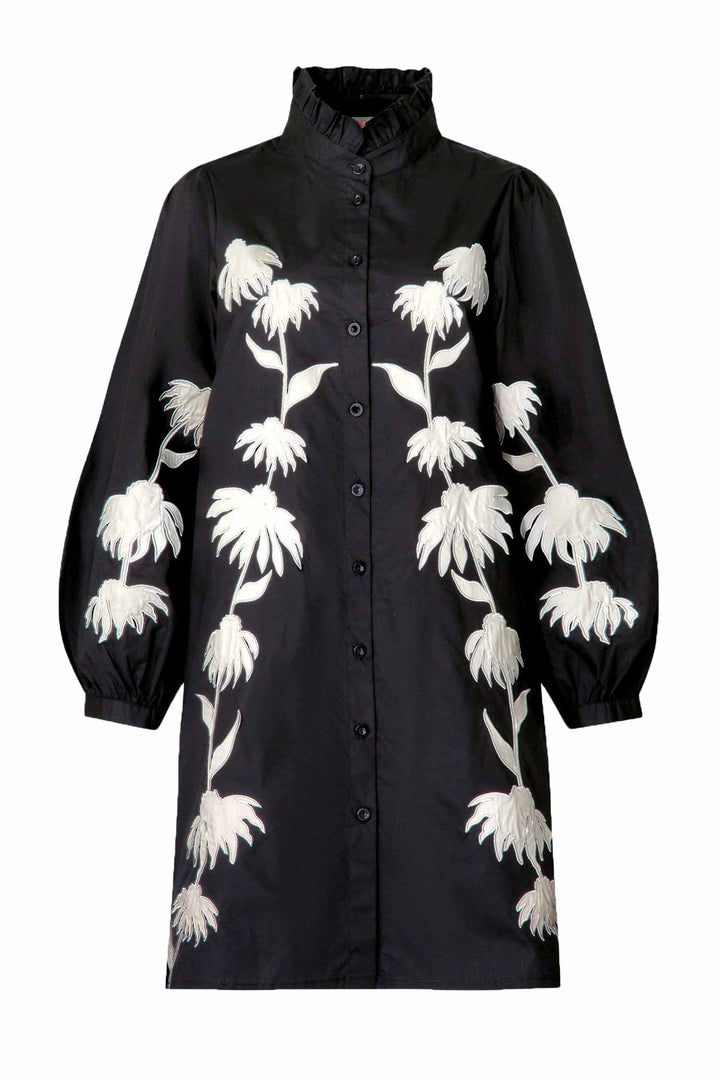 Sewing The Seeds Dress in Black &amp; Cream