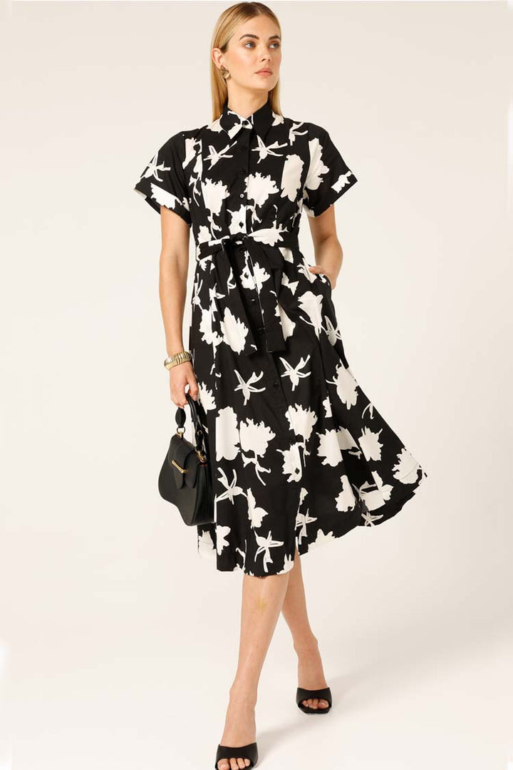 Shadow Flower Shirtmaker Dress
