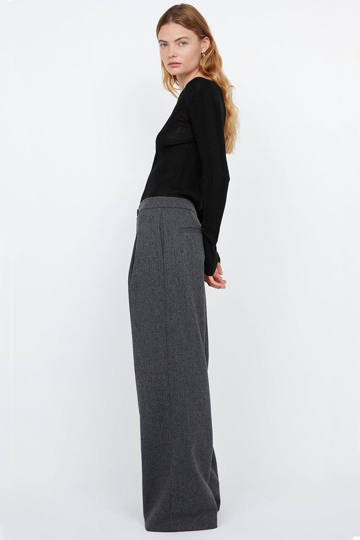 Shae Oversized Pant in Charcoal