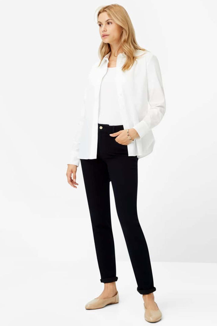 Shakira Slim-Fit Jeans in Clean Blue Black